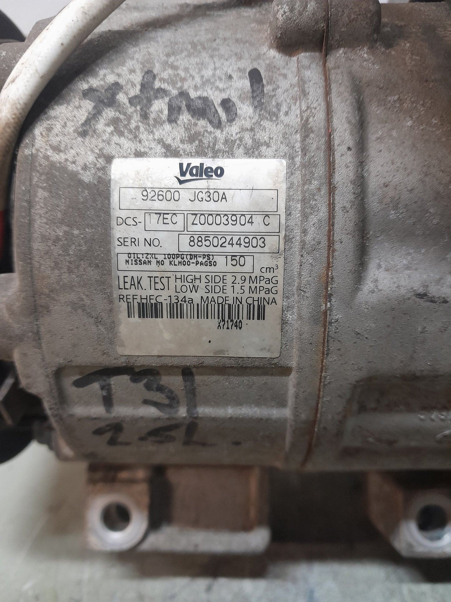 Nissan Xtrail Air Conditioning Compressor