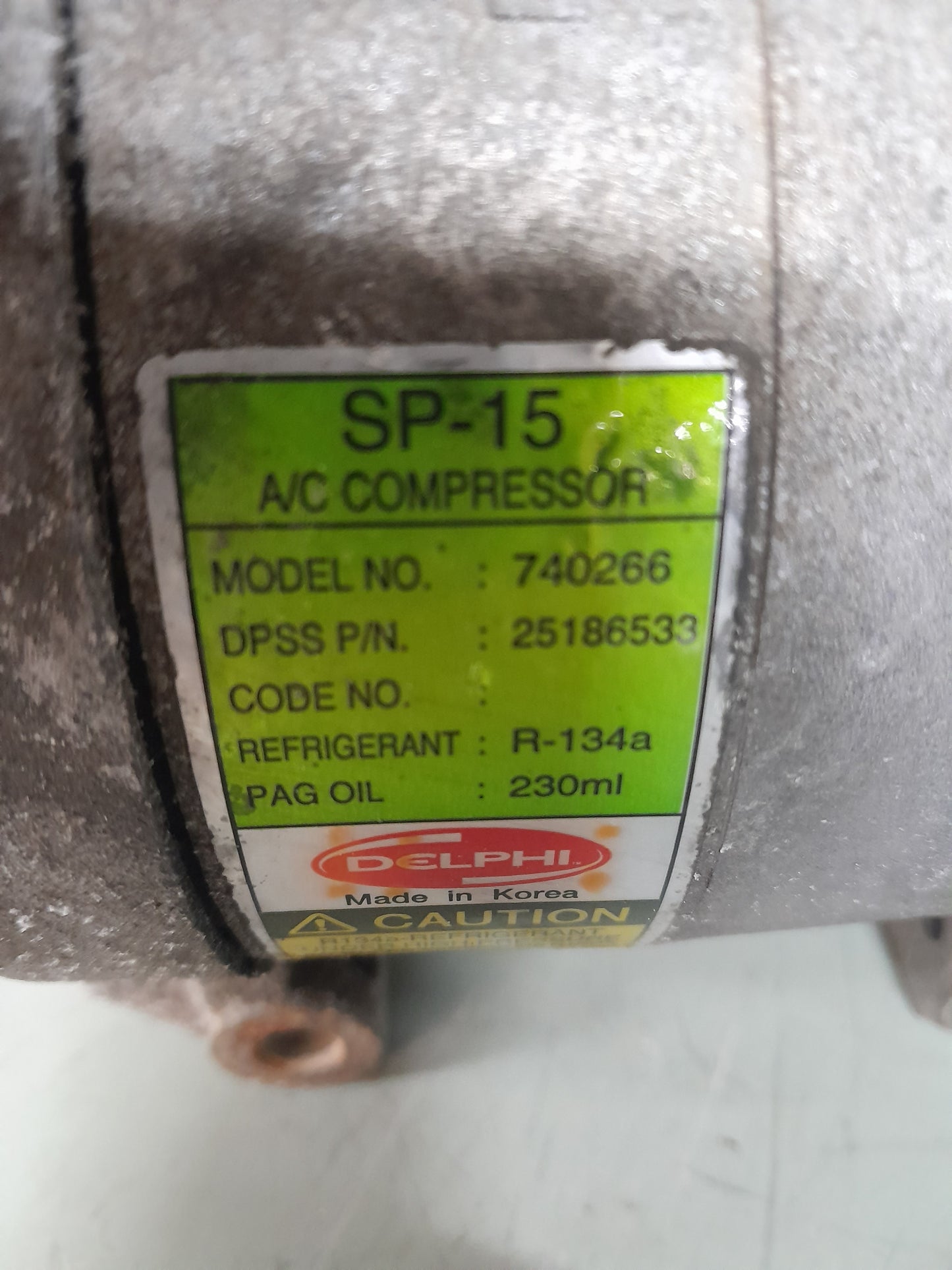 Holden Rodeo Air Conditioning Compressor