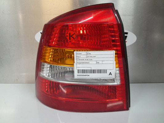 HOLDEN ASTRA LEFT TAILLIGHT TS, 5DR &amp;3DR, 09/98-10/06
