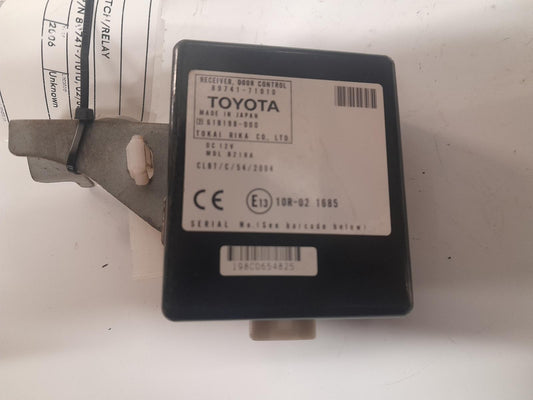 TOYOTA HILUX MISC SWITCH/RELAY DOOR CONTROL RECEIVER, P/N 89741-71010, 02/05-08/15