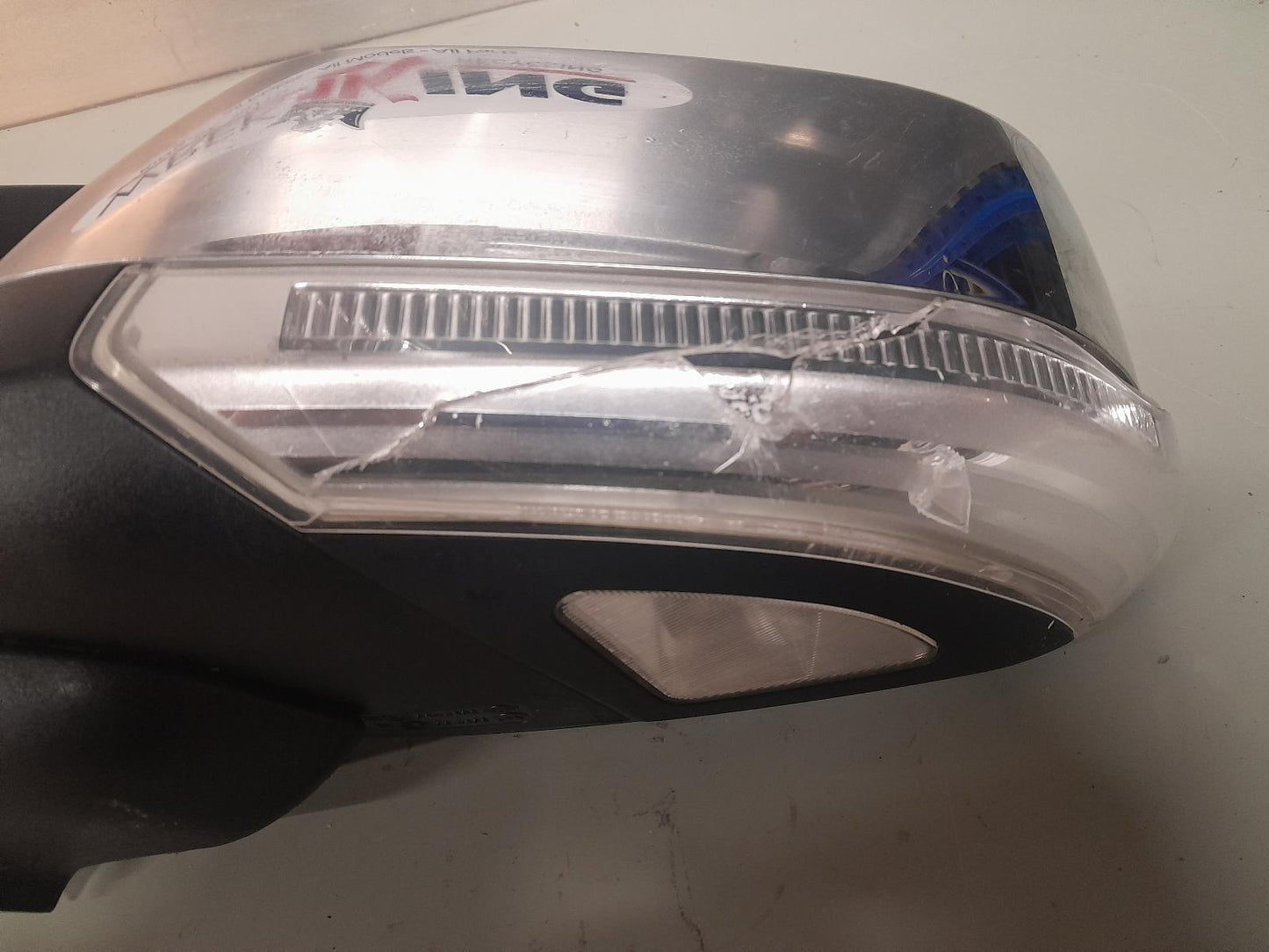 NISSAN PATHFINDER LEFT DOOR MIRROR R51, ST-L, CHROME, W/ INDICATOR, MANUAL FOLD, NON HEATED NON MEMORY TYPE, 05/07-04/10