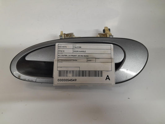 FORD FALCON DOOR HANDLE AU, OUTER, LH FRONT, 09/98-09/02